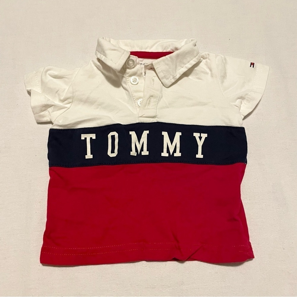 Tommy Hilfiger Baby Polo Shirt Size 3-6 Month Tshirt